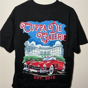 cuppa coffee shop graphic t-shirt